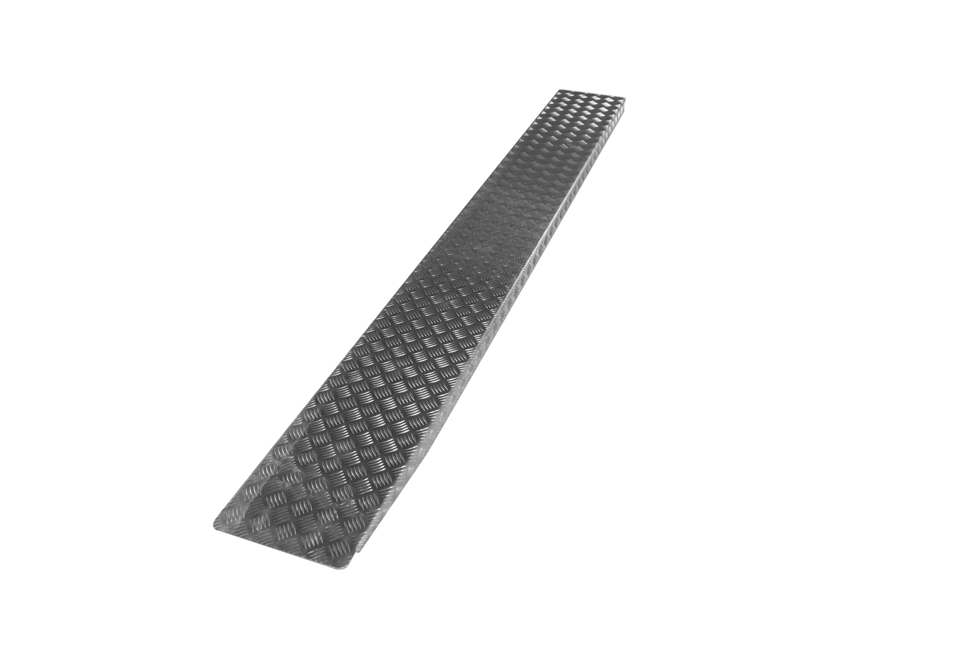 Auffahrrampe aus Aluminium von oben
