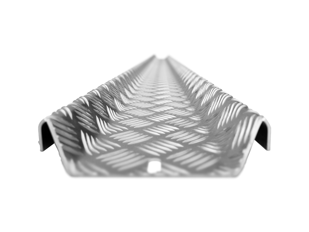Standschiene schnal aus Aluminium - von hinten